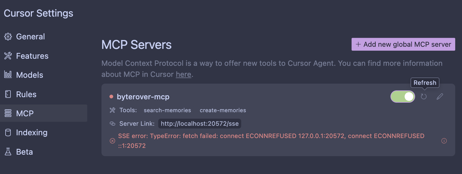 ByteRover Restart Tools